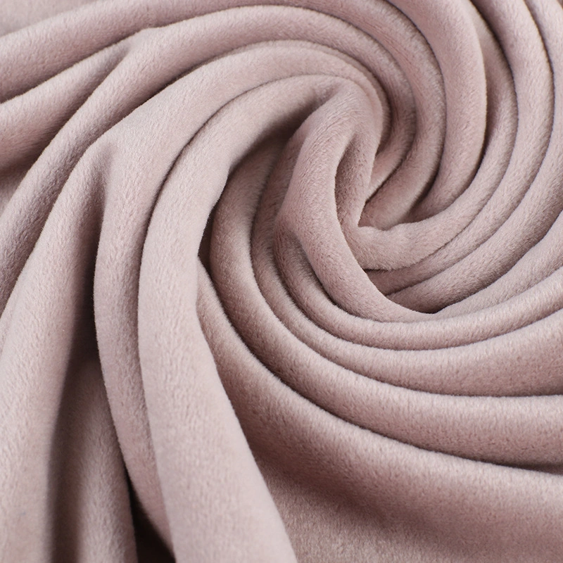 Super Soft Polyester Warp Knitting Embossed Velvet Upholstery Fabric for Sofa