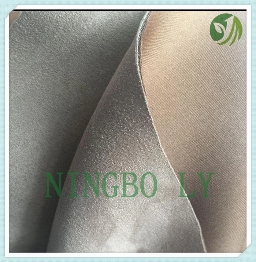 Polyester Knitting Suede Fabric