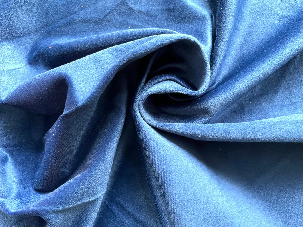 100% Polyester Weight 230-240GSM Holland Velvet Soft or Curtain Fabric