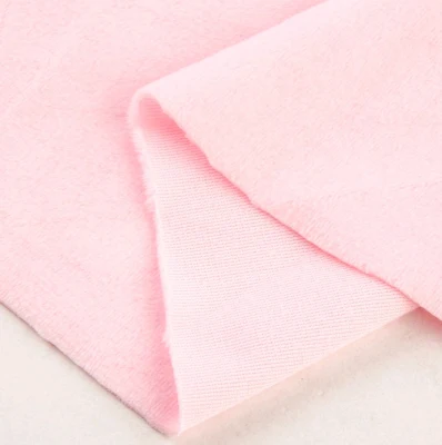 100% Polyester Super Soft Shiny Microfiber Minky DOT Plush Heart Embossed Crystal Velvet Fabric for Home Textiles